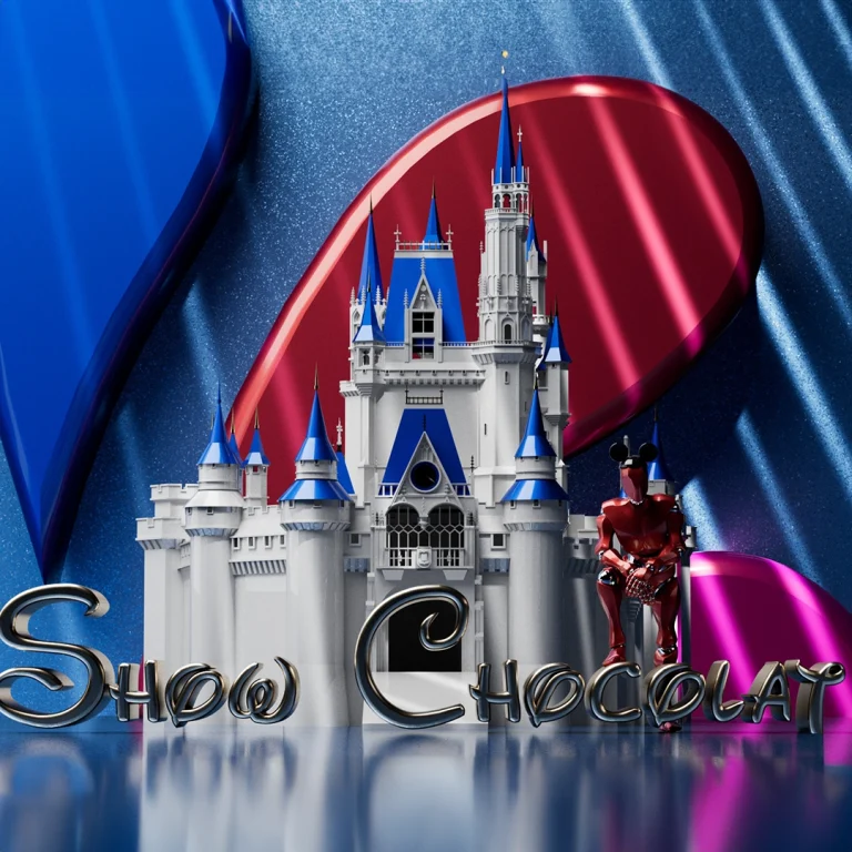 Visuel Disney showchocolat pour le salon du chocolat et des delice Corse