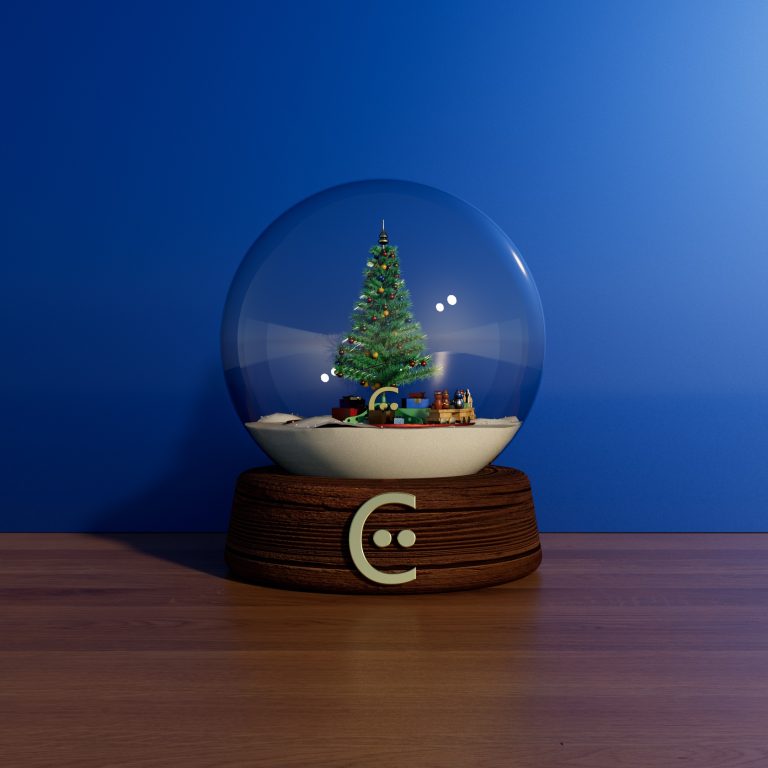 une boule de neige en 3D