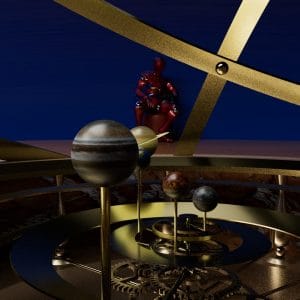 horloge système solaire