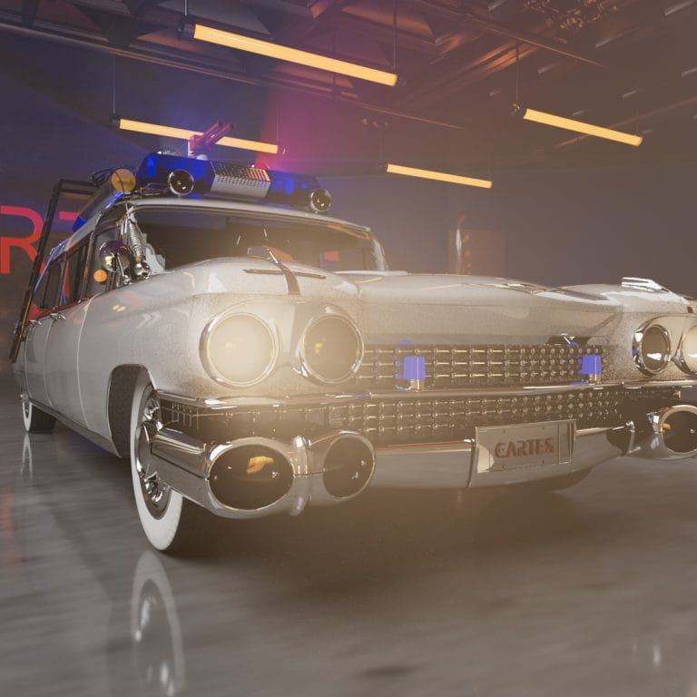 Ecto-1 en 3d