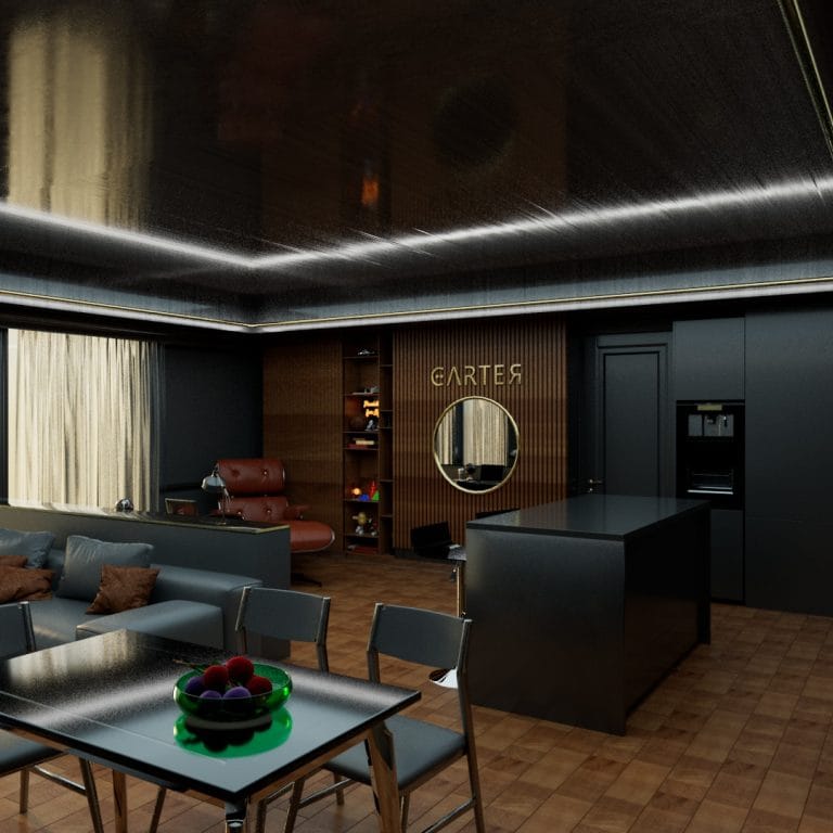 Rendu 3D d'un Appartement Design
