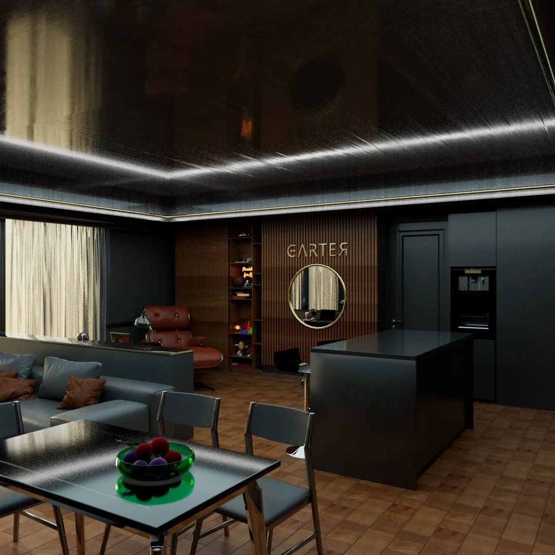 Rendu 3D d'un Appartement Design