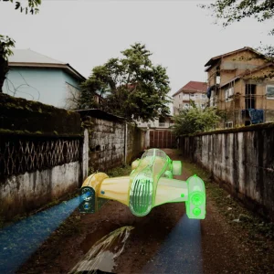 Intégration d'un véhicule dans une vidéo, projet « CGI Space Car » réalisé entièrement sur Cinema 4D et After Effects.