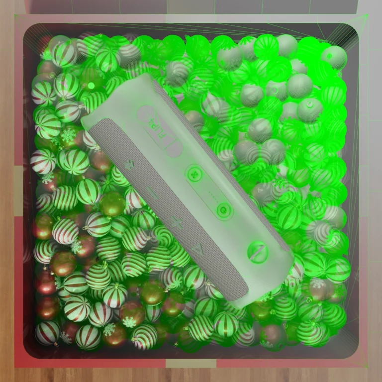 JBL Flip in Christmas box