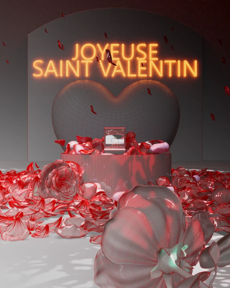 Valentines Ring 3D
