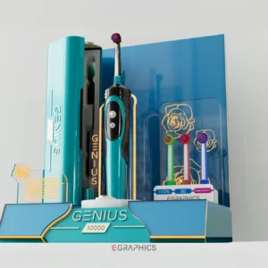 Brosse à dents 3D – Modélisation détaillée, textures soignées, idéale pour vos visuels marketing.