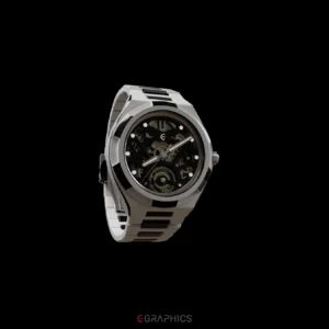 Rendu photoréaliste d’une montre de luxe en 3D