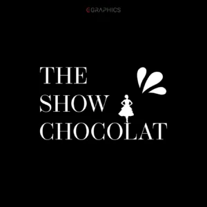 Logo The Show Chocolat noir sur blanc