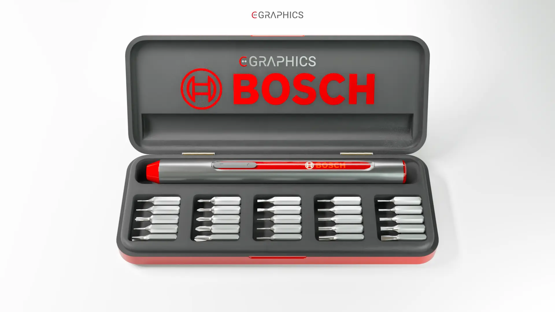 Bosch Precision Screwdriver - 3D Product Concept | Cinema 4D